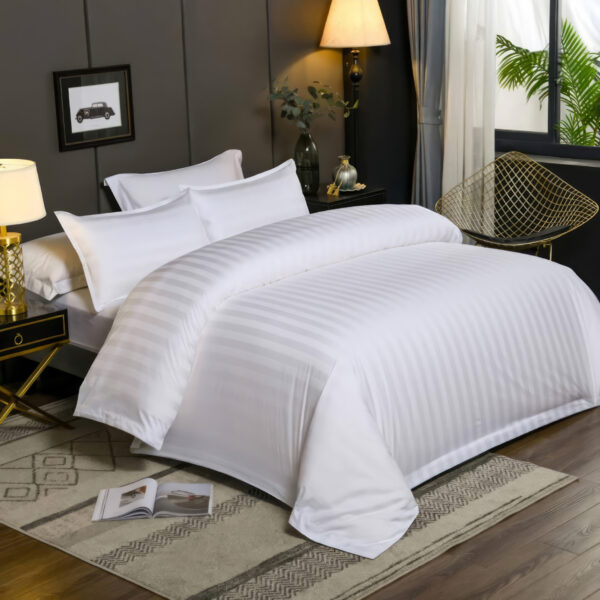 LENJERIE PAT DAMASC 80% BUMBAC - DOUĂ PERSOANE